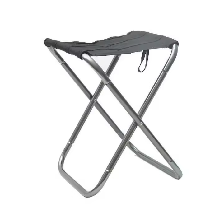 Silla De Camping Plegable De Aleación De Aluminio Dorada Con Bolsa Silla De Pescar Y Asiento Para Exteriores Y Acampadas - 1