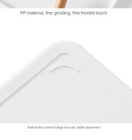 Plato De Alimentos Rápido En Plástico Blanco Para Uso Comercial Y Doméstico Resistente Y Versátil Para Almacenamiento - details 14