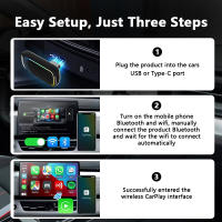 Adaptador CarPlay Y Android Auto Sin Cables Para Coche Con Enchufe OEM 2en1 Smart Box Compatible Con Netflix Para Mazda Toyota Volvo - details 13