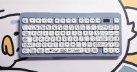 Naught Cat Teclas De Juego Mecha Mx 140 Teclas Perfil MOA PBT Teclas Sublimación Para Teclado Mecha Gaming Blanco Negro - details 6