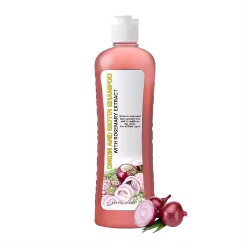 Champú Valara Beauty, tratamiento capilar con extracto de romero y cebolla y biotina Valara Beauty, champú y tratamiento con extracto de romero, cebolla y biotina Valara Beauty, champú y acondicionador Valara Beauty (1 juego) - 1