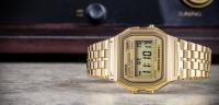 Reloj Casio A158WETG-9A retro colection correa de acero luz led alarma - details 4