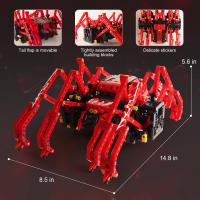 Kit De Construcción De Robot Espinardo Rojo Con Control Remoto 818 Piezas Juguete Educativo De Ciencia Y Tecnología Para Niños Regalos - details 5