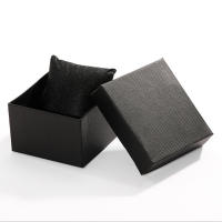 Caja De Regalo Para Reloj Negro Con Almohadilla Y Estuche De Exhibición Para Relojes De Pulsera Organizador De Almacenamiento Para Hombres Y Mujeres - details 3