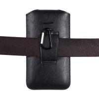 Funda De Teléfono De Cuero Ultrafina Universal Para Hombres Mochila De Cintura Para Smartphones De 4.7-5.2 Pulgadas Compatible Con iPhone Samsung Huawei Xiaomi LG - details 5