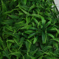 Matriz De Plantas Artificiales Falso Césped Panel De Valla De Hierba Decoración De Jardín Falso Césped Panel De Fondo De Hojas - details 3