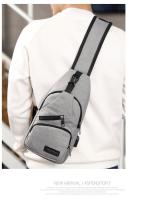Bolsa De Pecho Para Hombres De Gran Capacidad Unisex Estilo Deportivo Al Aire Libre Moda Casual Cruzada Monedero De Hombro Pequeño - details 11