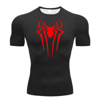 Camiseta De Hombre Con Estampado 3D De Araña Talla Grande Manga Corta Secado Rápido Deporte Fitness Absorbedor De Sudor Transpirable - details 3