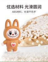Nueva Muñeca De Llavero Labubu De Dibujos Animados Q Versión Con Cara Cambiante Juguete Para Buzón Decoración Regalo Para Niños Y Niñas Kawaii Tamaño 9.5cm - details 3