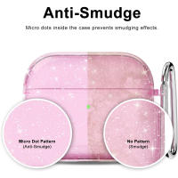 Funda De Auriculares Con Llavero De TPU Suave Brillante Y Plateado Para Airpods 3er Generación 2da Generación 1er Generación pro 2024 Accesorio De Cubierta Protectora - details 4
