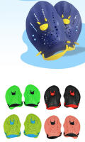 Paletas de natación para adultos y niños para ayudar a nadar y entrenar los brazos para mejorar la velocidad de natación Nuevas paletas de color macaron - details 1