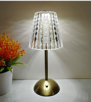Lámpara De Mesa LED Cristal Dimmer Recargable Luz Nocturna Para Lectura Cama Dormitorio Decoración Retro Hotel Bar - details 13