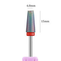 Broca De Uñas De Carburo 5 En 1 Tungsteno Para Remoción De Polvo De Gel De Uñas Accesorios De Manicura Herramientas Eléctricas - details 1