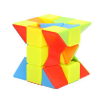 Picube FanXin Twisty 3x3x3 Cubo Mágico Profesional Torcional Rompecabezas Educativo Para Niños Juguetes Intelectuales De Plástico Mini - details 3