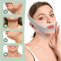 Cinta De Levantamiento Facial Reutilizable V Line Máscara Cinta Elástica Para Adelgazamiento Facial Herramienta De Belleza Reductor De Doble Mentón - details 9
