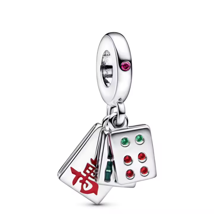 Pandora Charm Colgante Triple Mahjong 792523C01 , para Mujer - 1