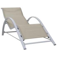 vidaXL Tumbonas con mesita 2 unidades aluminio Sillas de Exterior Ideal para jardín, playa, piscina, terraza Tumbona Piscina Tumbonas Playa Tumbonas Jardín Exterior - details 2
