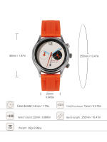 Reloj De Pulsera De Cuarzo PHANTOM Sport Chrono Para Hombre Acero Inoxidable Resistente a Arañazos Con Calendario Y Cronógrafo Resistente Al Agua - details 1