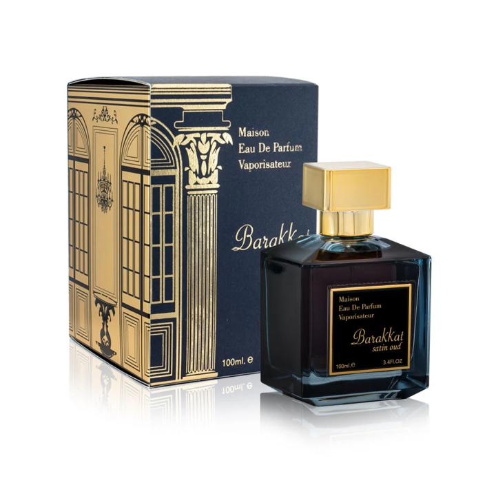 BARAKKAT OUD SATIN Eau de Parfum Spray 100ml By Fragrance World - Youshah Perfumes — oferta en Miravia