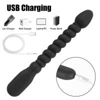 Vibrador Anal Doble Motor Con 10 Velocidades Juguetes Sexuales Para Hombres Y Mujeres Plugs De Anal Estimulador Prostate Massajeador De Silicona 20x2x2cm - details 3