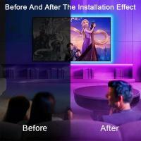 Tiras LED SMD 5050 1-30M USB RGB Control Bluetooth APP Luces Flexibles Para Decoración De Paredes Y Techo En Sala De Estar - details 1