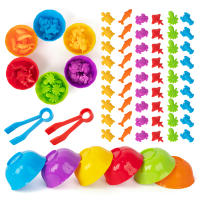 Juguetes Educativos Montessori De Aprendizaje Matemático Por Colores Y Conteo Con Juego De Bollos Pila Paireando Animal Para Niños De 3-12 Años - details 2