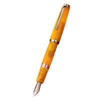 Hongdian N1S Pluma Fuente De Acrílico Con Pistón Para Caligrafía Estilo Retro Para Estudiantes Y Oficina Tamaño 0.5mm EF Colores Azul Y Rojo - details 1