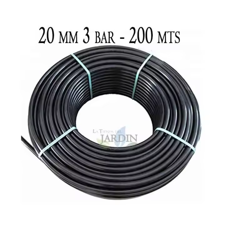 Suinga Tubería Polietileno Agrícola 20mm 200m Negro - 1
