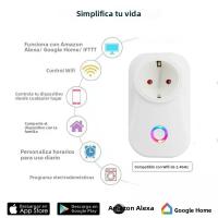 Enchufe Inteligente WiFi 16A Con Enchufe Israelita Control Por Voz De Alexa Y Google Home Función De Tiempo Tuya APP Hogar Inteligente Protección Contra Sobrecargas - details 5