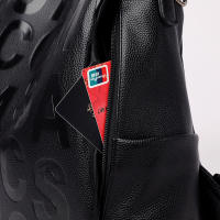 Mochila antirrobo con letras para mujer, bolso de hombro femenino de cuero PU de alta calidad, bolso escolar impermeable para niña - details 17