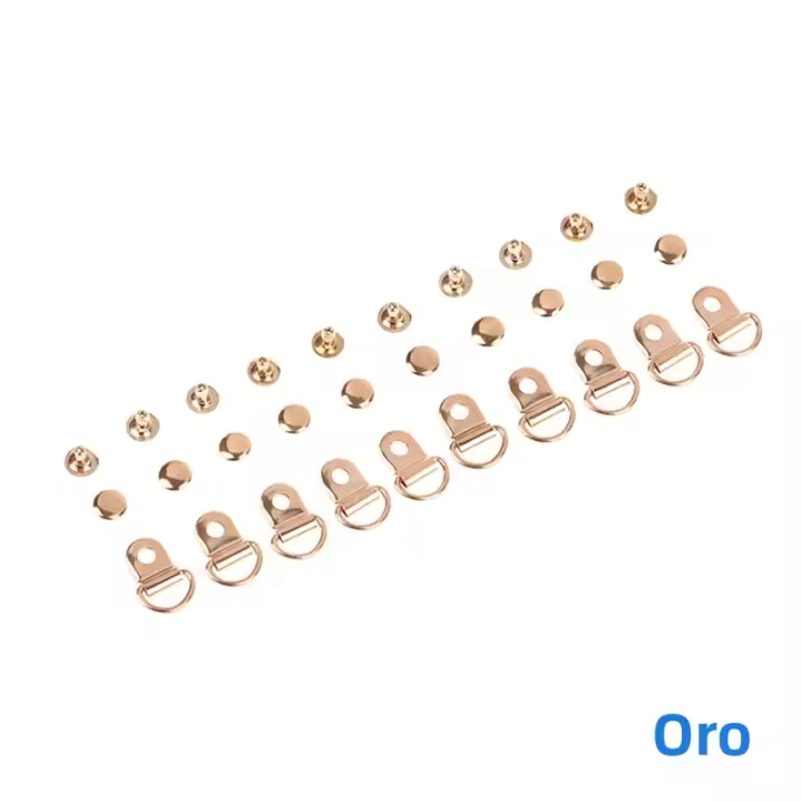 10 Sets De Hebilla D Para Botas De Senderismo Y Escalada Accesorios Decorativos De Cuero Y Metal Para Bricolaje Y Reparación De Bolsos - 1