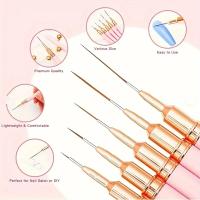Set De 5 Pinceles Para Uñas Nail Art Liner Cuchillas Extensas Para Dibujar Profesionalmente Material Plástico - details 4