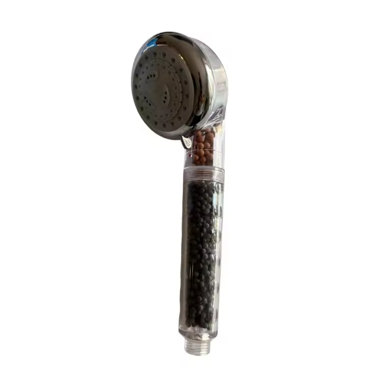 Ecoducha de 3 posiciones Ducha Ecológica con Germanio y Turmalina mejora la salud de las células un excelente transportador de moléculas de oxígeno Ahorra Agua mejora piel longitud 25cms aprox - 1