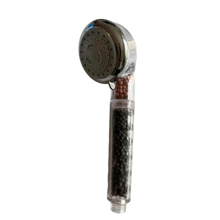 Ecoducha de 3 posiciones Ducha Ecológica con Germanio y Turmalina mejora la salud de las células un excelente transportador de moléculas de oxígeno Ahorra Agua mejora piel longitud 25cms aprox - 1
