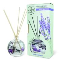 Ambientador Mikado con Infusión de Hierbas Naturales - Ambar Perfums - 75 mL - Fragancia Duradera por Más de 3 Meses - 0% Alcohol Añadido - Efecto Estimulante y Relajante - Ideal para Aromatizar y Decorar Hogares, Oficinas y Espacios de Trabajo - details 0