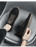 Zapatos De Cuero Para Hombre Casual Impermeables Vulcanizados Cómodos Talla Grande 39-44 Zapatos De Primavera Ajuste True to Size - details 12