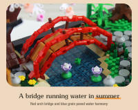 Construcción DIY De Bloques De Jardín Zen Para Adultos Y Niños Colección De Arquitectura 2280PCS Juguetes Educativos Para El Desarrollo De La Inteligencia Espacial - details 5