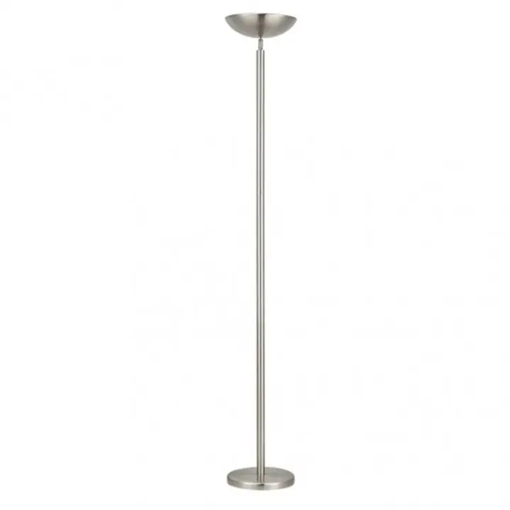 Lámpara de Pie FABRILAMP Luyten 2xe27 Niquelada 180x27x27 Cm - Elegante Diseño - 1
