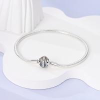 Pulsera De Plata 925 Para Mujer Con Cierre Original Y Cadena De Serpiente Adecuada Para Colgar Charm Brillo Zirconia Pulsera Clásica Para Fiestas - details 62