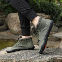 Botas De Invierno Para Hombres Y Mujeres Zapatos Casuales De Nieve Botas De Pies Calientes Para Exteriores Trabajo Zapatillas De Neopreno Cremallera Ajuste Tamaño 36-47 - details 19