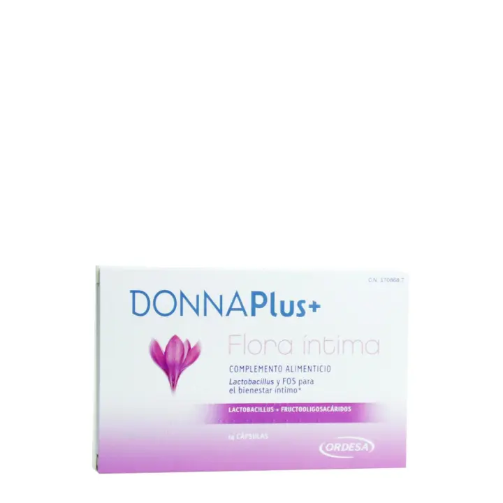 Donnaplus+ flora íntima 14 cápsulas - 1