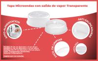 Banner - Tapa Microondas pequeña con salida de vapor