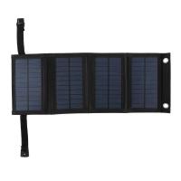 Panel Solar Plegable De 20W Con Bolsa Cargador De Célula Solar 5V USB Para Teléfono Móvil Camping Montañismo Ciclismo - details 12