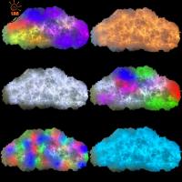 Lámpara De Ambiente 3D Nube Grande Iluminación Inteligente Con Control Remoto APP ThunderCloud Para Decoración De Habitaciones Esports Y DIY - details 7