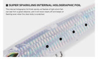 Noeby Bulldoze Popper Lanzador De Señal Para Pesca 165mm 68g Flotante Señal De Superficie Wobbler Artificial Duro Señal De Perro Caminante - details 6