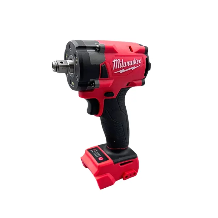Llave De Impacto Eléctrica Sin Cable Milwaukee 1/2 Para Reparación De Coches Y Camiones Herramientas De Potencia Recargables 18V - 1