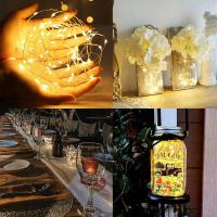 Cadena De Luces LED De Navidad Con 3 Modos Iluminación De Batería Para Decoración De Habitación Bodas Cumpleaños Y Navidad - details 9