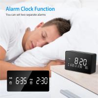 Dual Alarm Clock Wifi Camera With Temperature Monitoring HD 1080P Motion Detection Baby Nanny Camera Home Video Surveillance - details 7