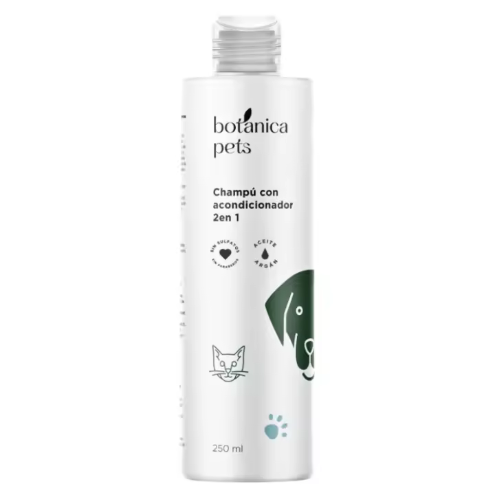 Champú Con Acondicionador 2 en 1 250ml Botánicapets - 1