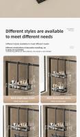 Rack De Almacenamiento Para Baño Colgante Sobre Puerta Caddy De Ducha Doble Capa Organizador De Estante De Ducha Moderno Y Sencillo - details 12